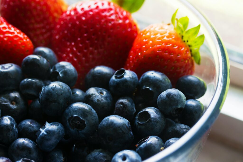 Os mirtilos são alimentos antioxidantes